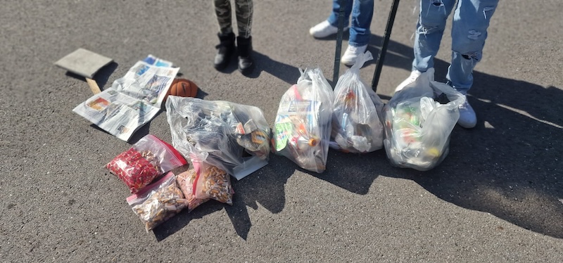 Ramassons les déchets 